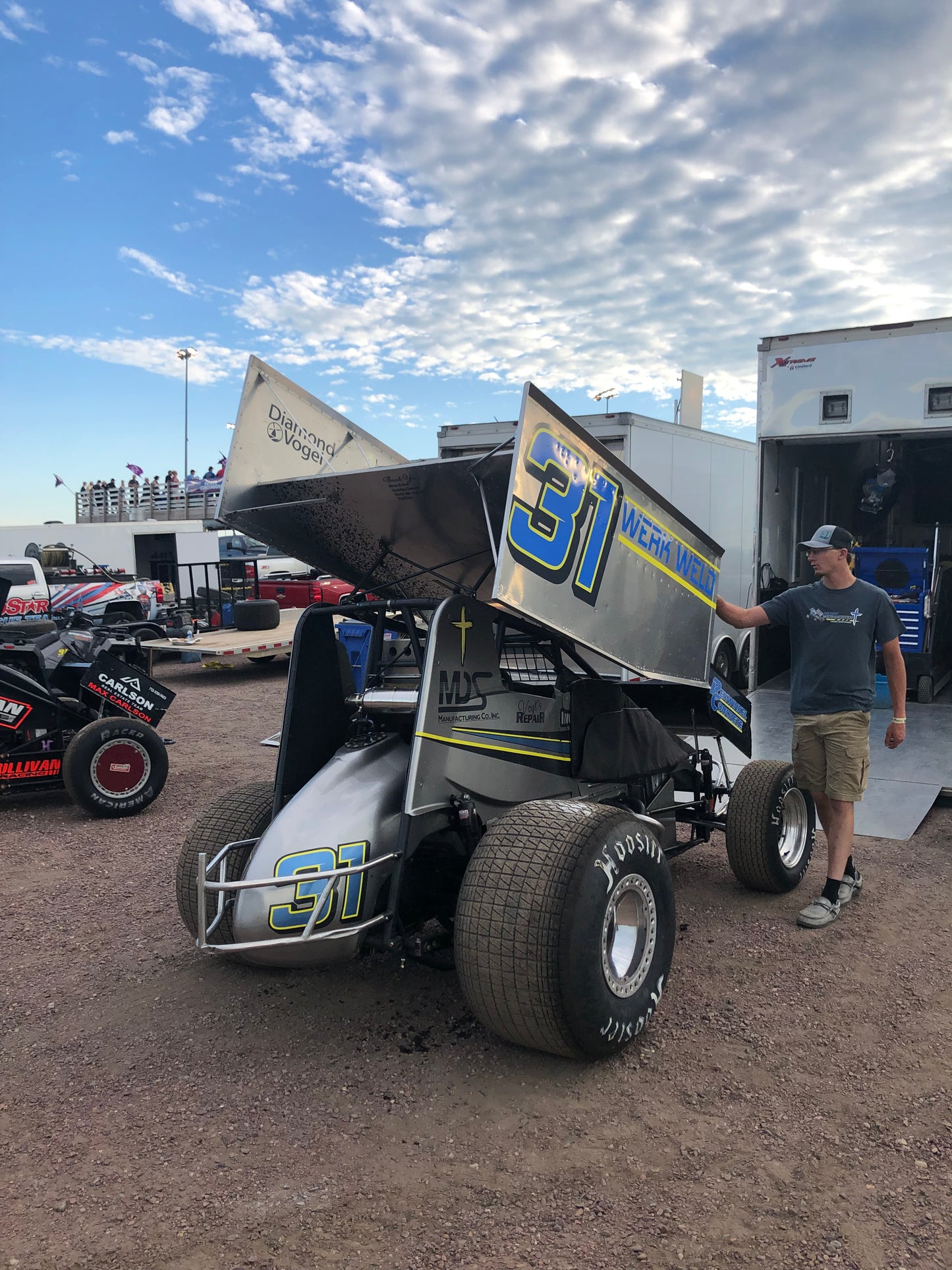 Sprint Car Wing Flat Top